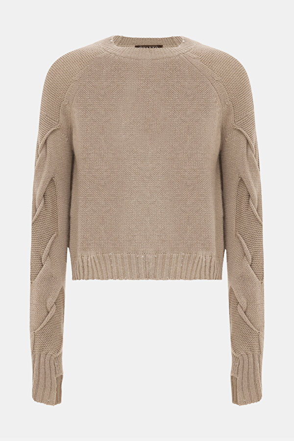 BEIGE BASIC / ROUND NECKLINE JERSEY 6