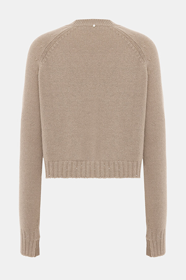 BEIGE BASIC / ROUND NECKLINE JERSEY 7