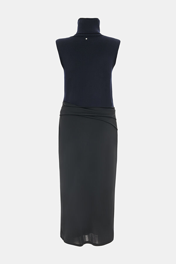 BLACK SLEEVELESS DRESS 7