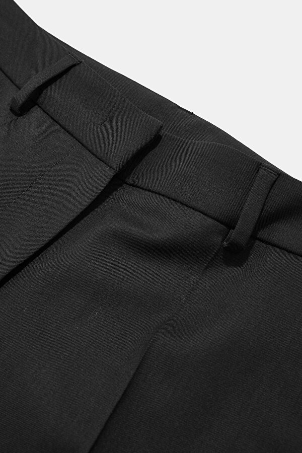 BLACK STRAIGHT CUT TROUSERS 6
