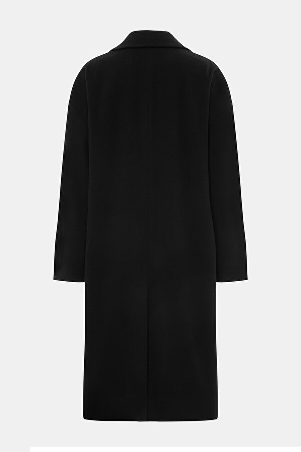 BLACK WOOL OVERCOAT 6