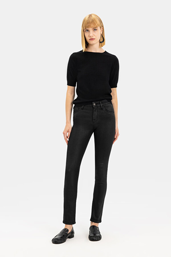 BLACK SKINNY TROUSERS