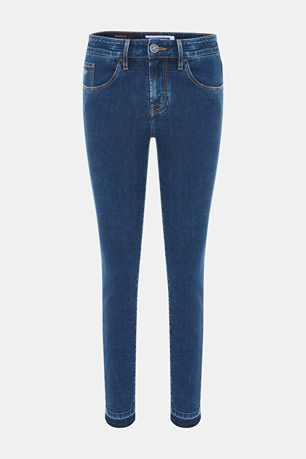 BLUE SKINNY TROUSERS
