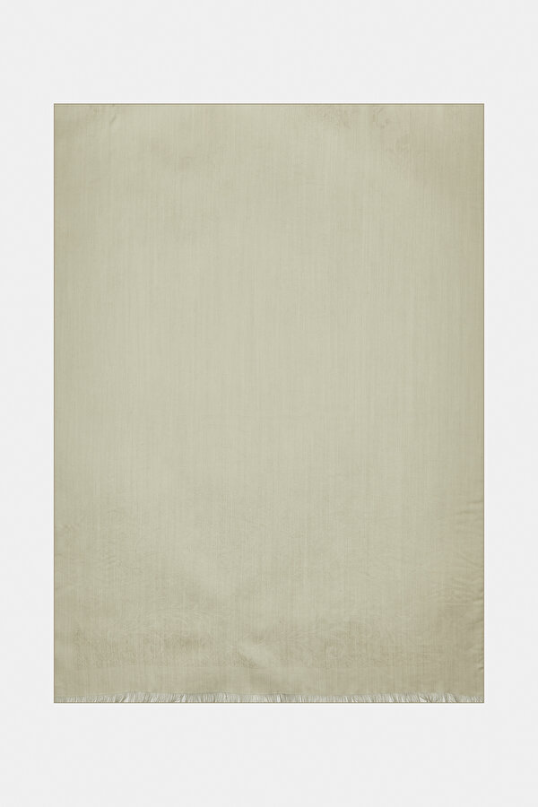 MINK JACQUARD MODAL WOOL SILK SHAWL