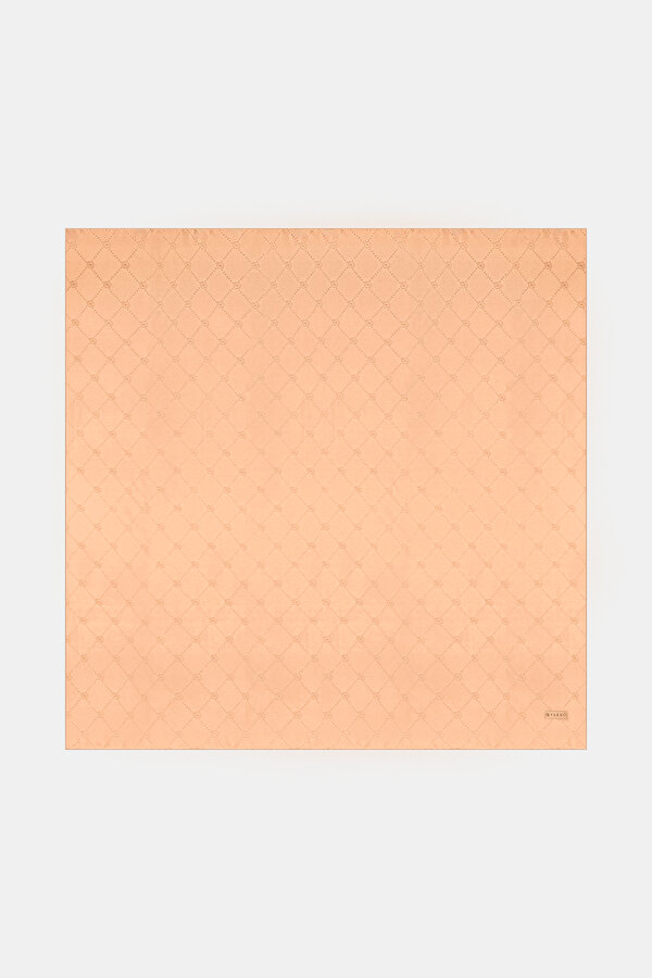BEIGE JAQUARD SCARF