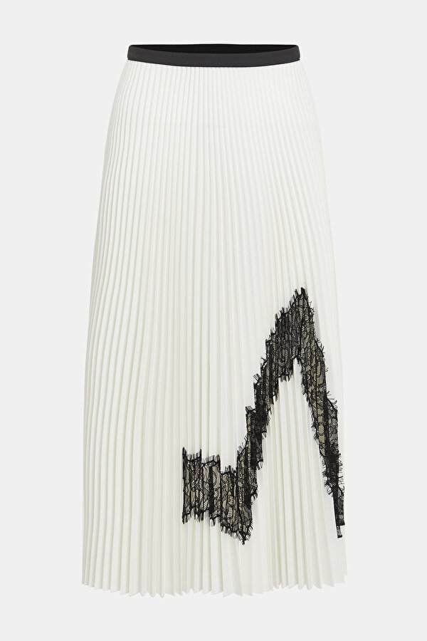 BLACK PLISSE MIDI SKIRT 6