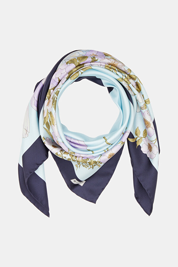 BLUE TWILL SCARF 2