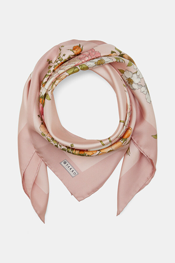 PINK TWILL SCARF 2