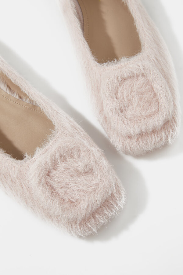 PINK FLAT SHOES 6