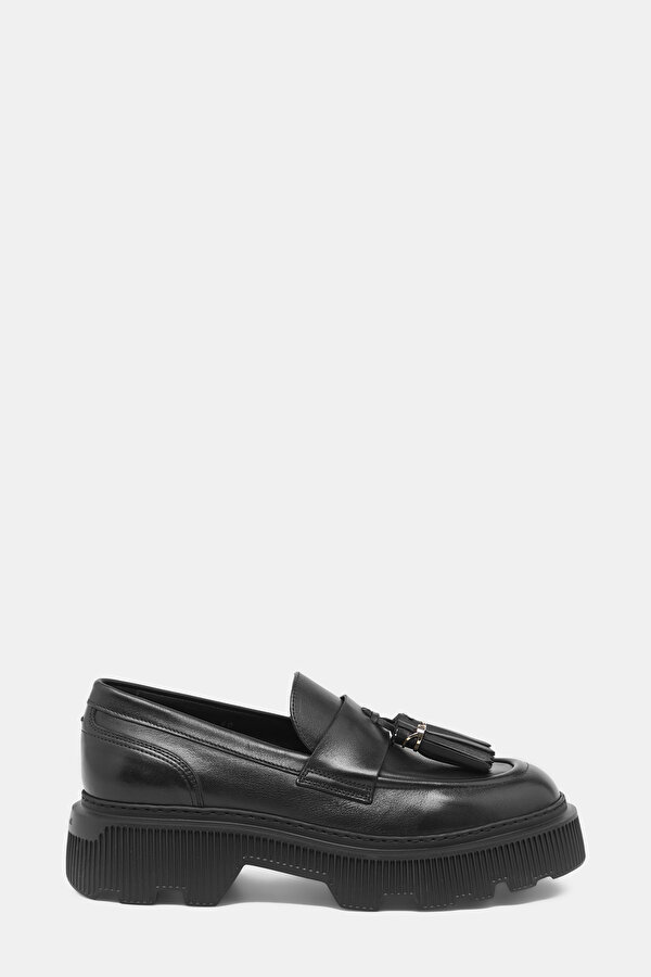 BLACK LEATHER SHOES