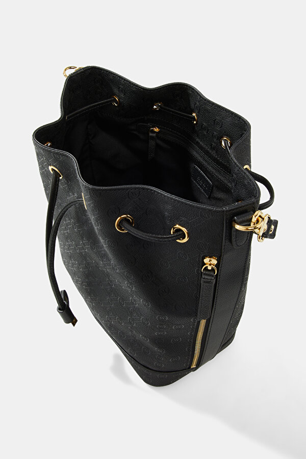 BLACK MONOGRAM BAG 6