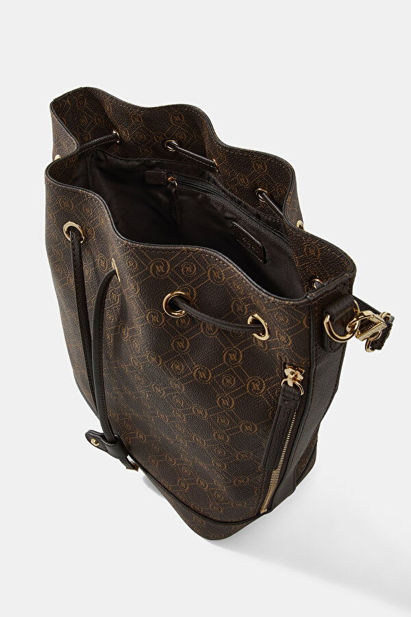 BEIGE MONOGRAM BAG 7