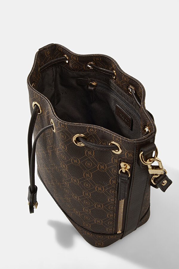 BEIGE MONOGRAM BAG 7