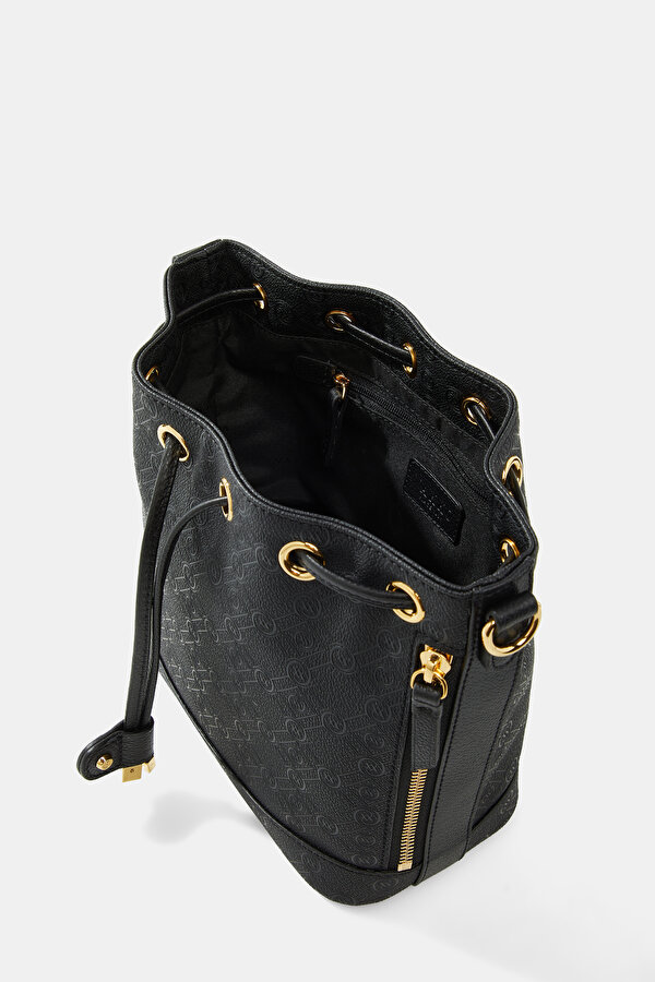 BLACK MONOGRAM BAG 7