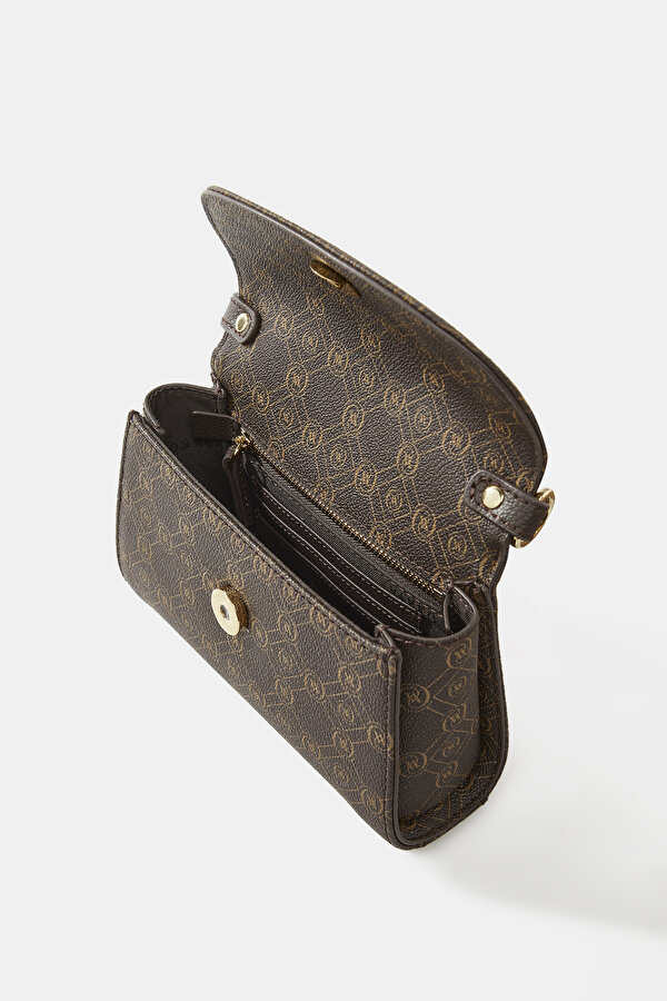 BEIGE MONOGRAM BAG 7