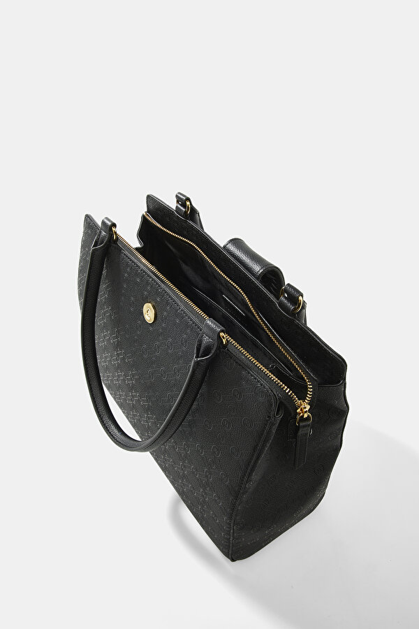 BLACK MONOGRAM BAG 6