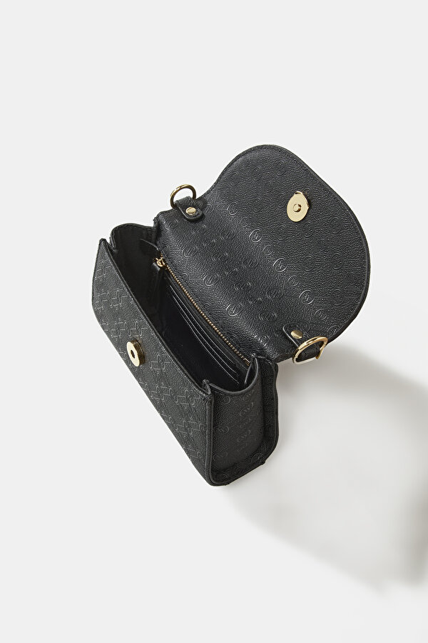 BLACK MONOGRAM BAG 7