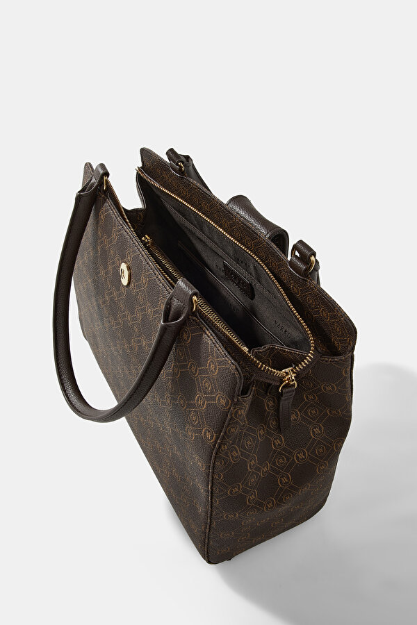 BEIGE MONOGRAM BAG 6