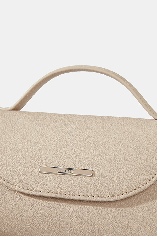 BEIGE MONOGRAM BAG 6