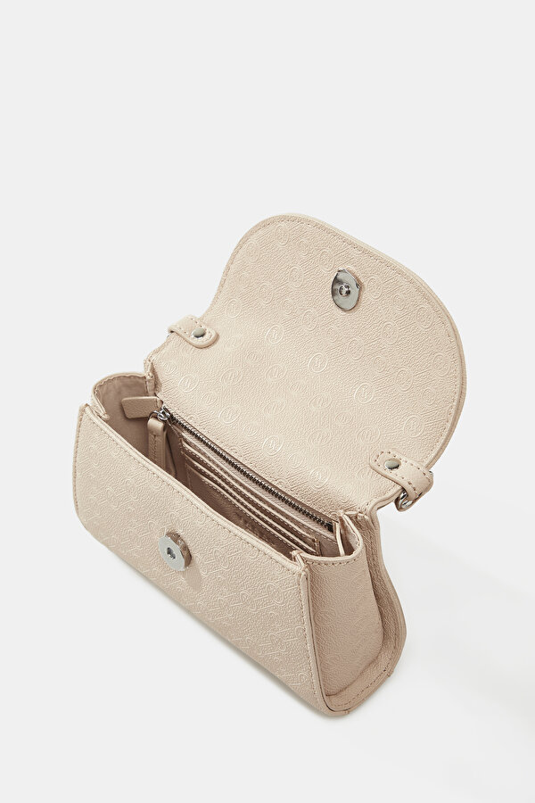 BEIGE MONOGRAM BAG 7