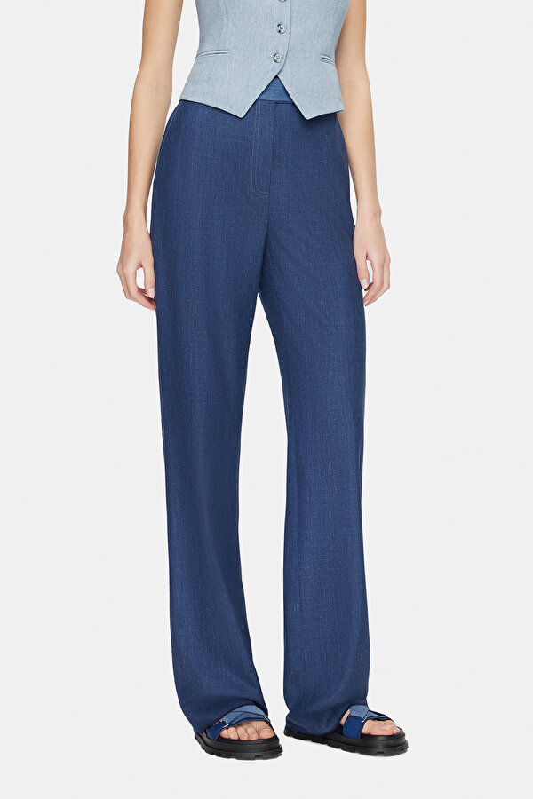 INDIGO SKINNY LEG TROUSERS 2