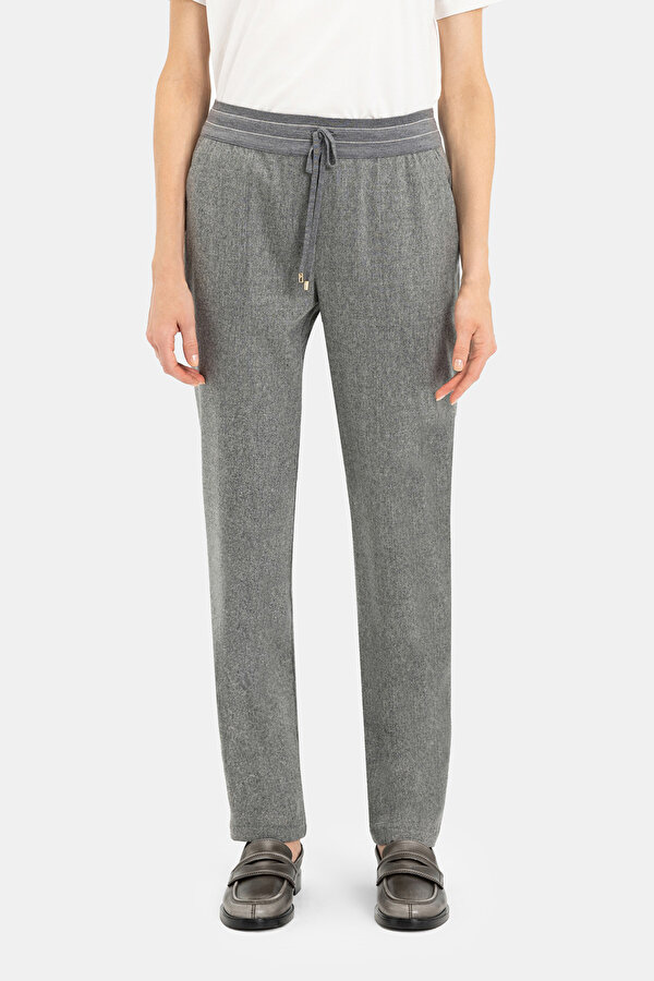 GREY SKINNY LEG TROUSERS 2