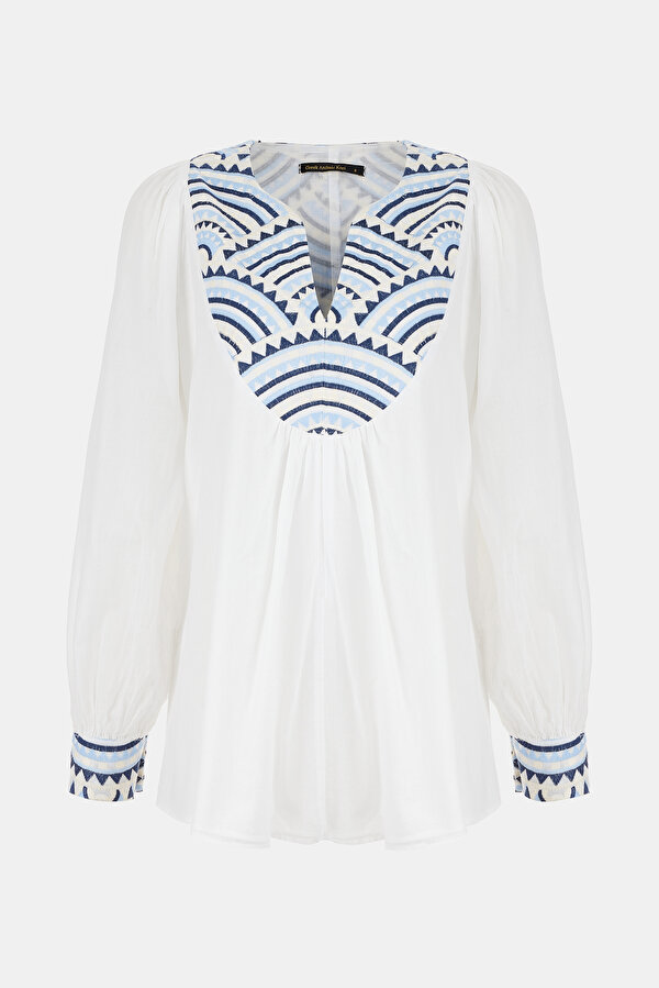 BLUE BLOUSE