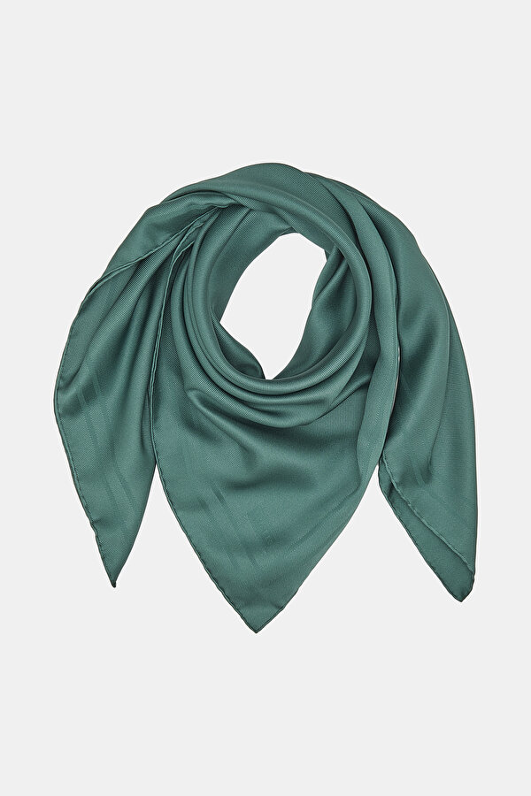 OIL GREEN JACQUARD JAQUARD SCARF 2