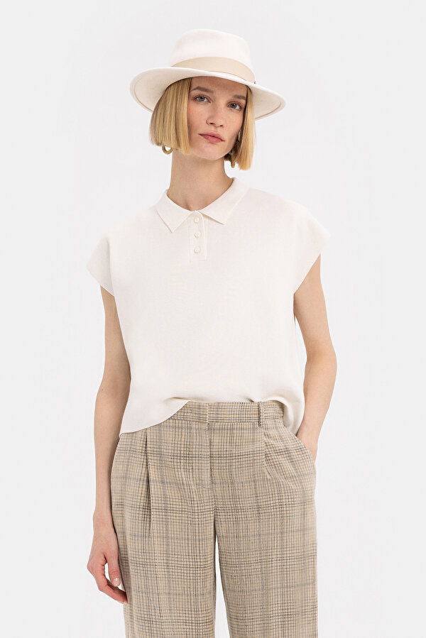 ECRU TRICOT JERSEY