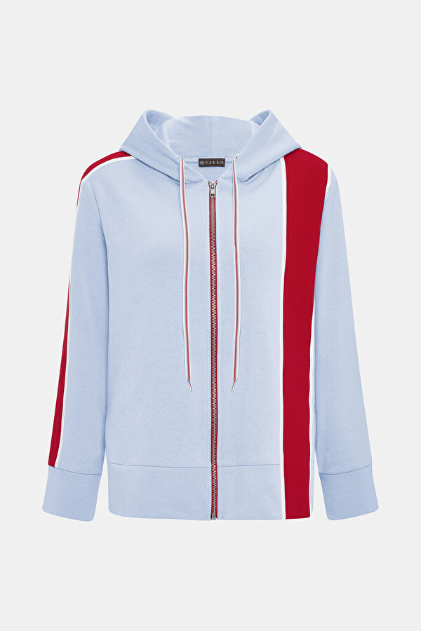 MAVİ KAPUŞONLU SWEATSHIRT 6
