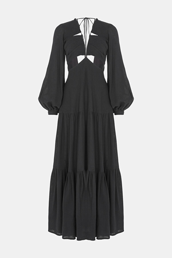 BLACK LONG SLEEVE DRESS
