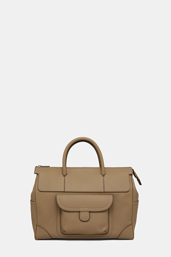 BEIGE LEATHER BAG