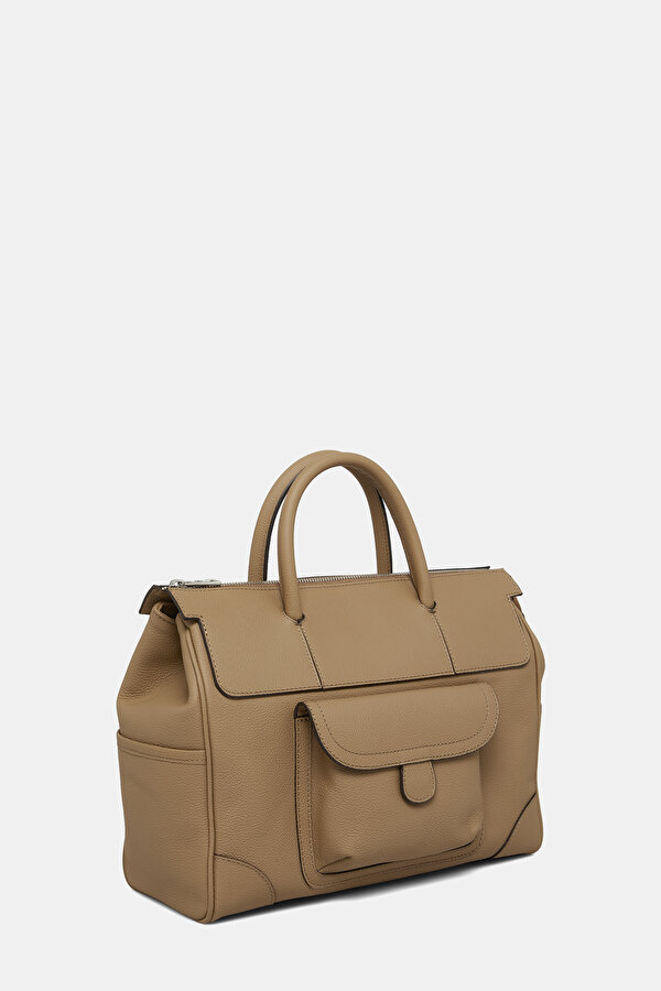 BEIGE LEATHER BAG 2