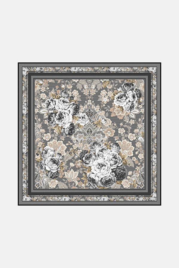 ANTHRACITE TWILL SCARF