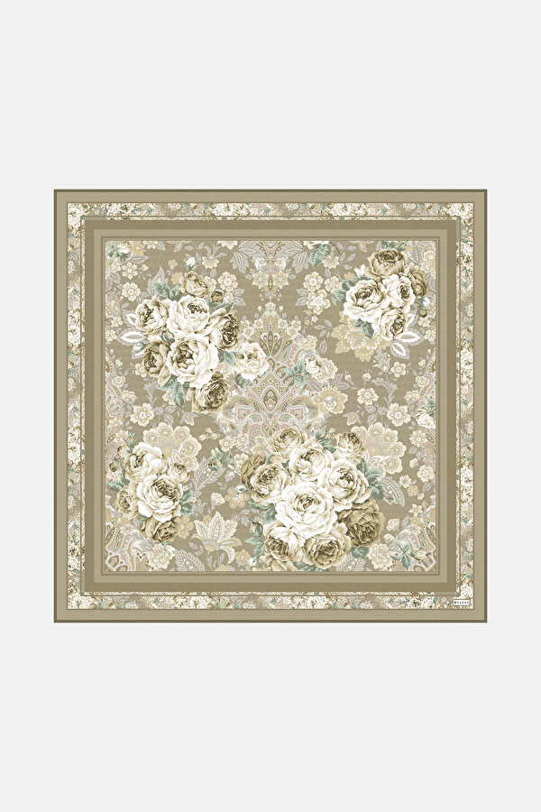 BEIGE TWILL SCARF