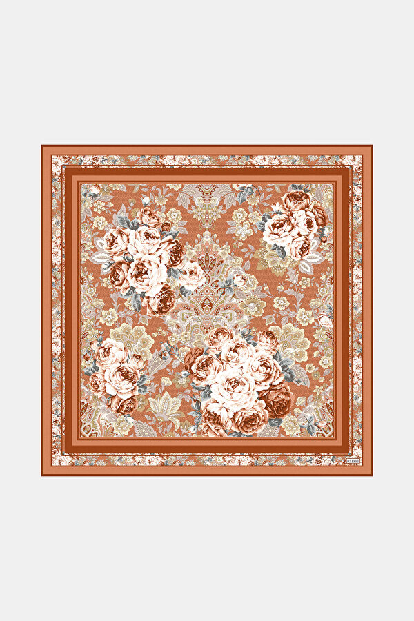 ORANGE TWILL SCARF