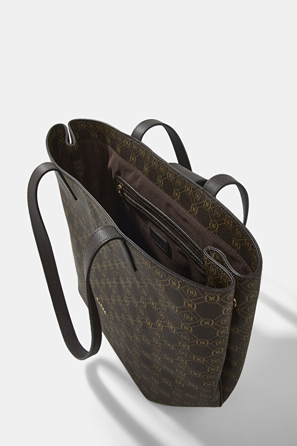 BEIGE MONOGRAM BAG 6