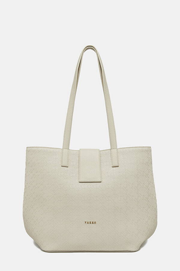 ECRU MONOGRAM BAG