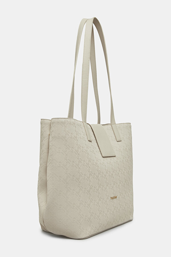 ECRU MONOGRAM BAG 2