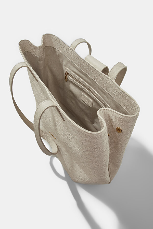ECRU MONOGRAM BAG 6