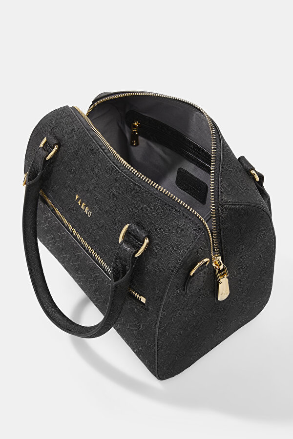 BLACK MONOGRAM BAG 7