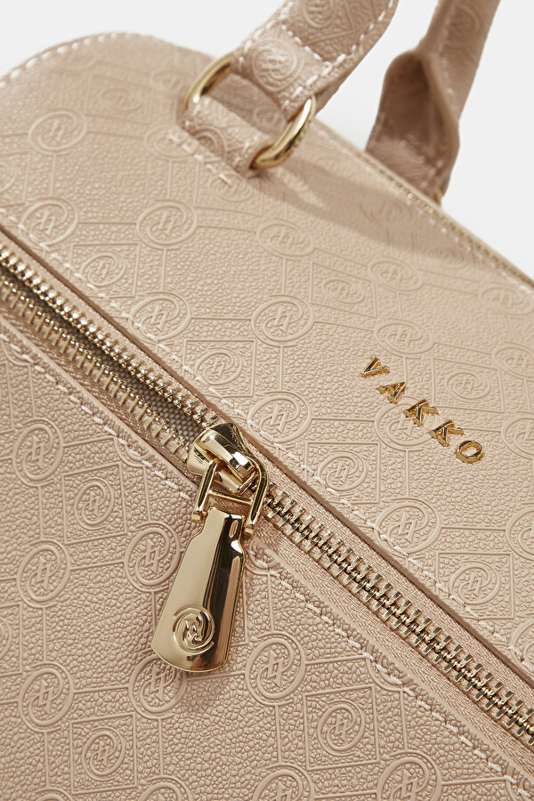 CAMEL MONOGRAM BAG 6