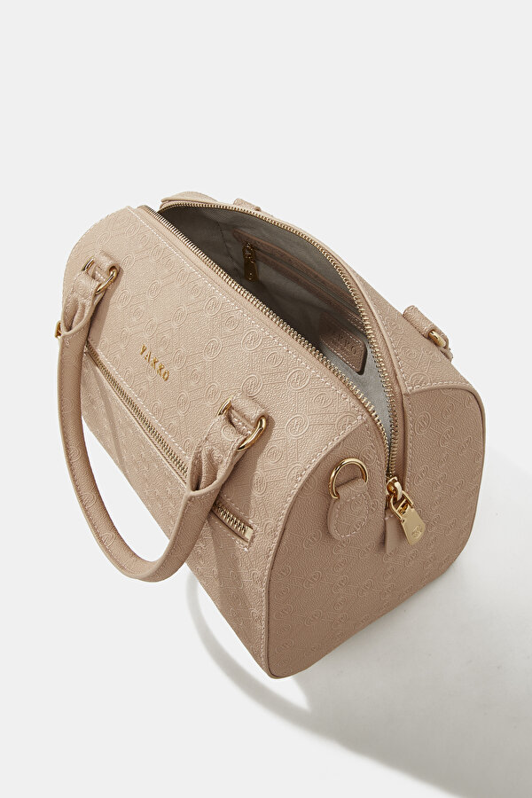 CAMEL MONOGRAM BAG 7