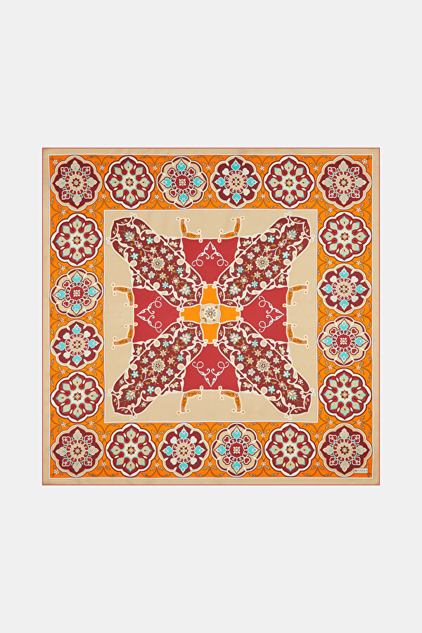 CREAM TWILL SCARF