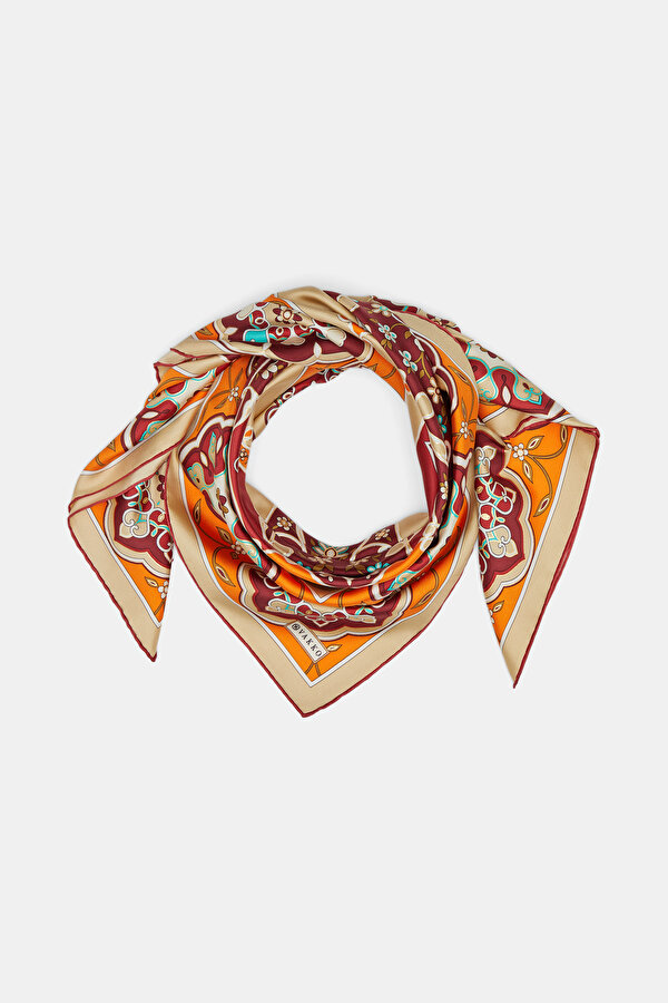 CREAM TWILL SCARF 2