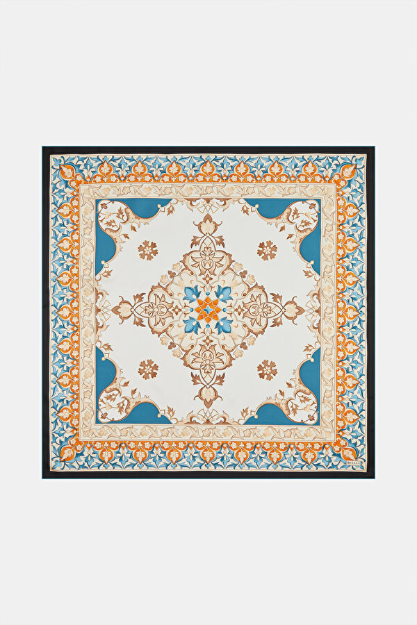 OIL GREEN TWILL SCARF