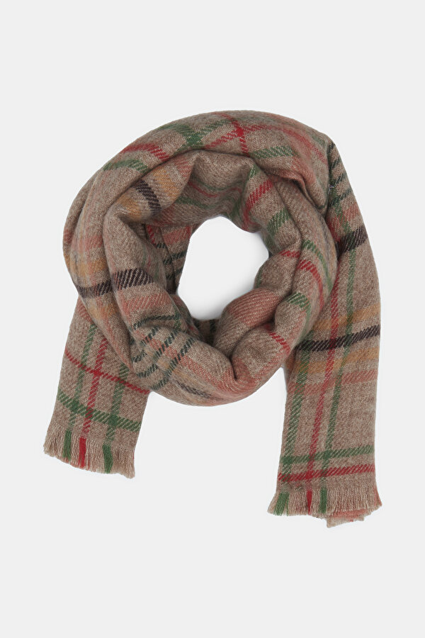 GREEN CHECK SHAWL