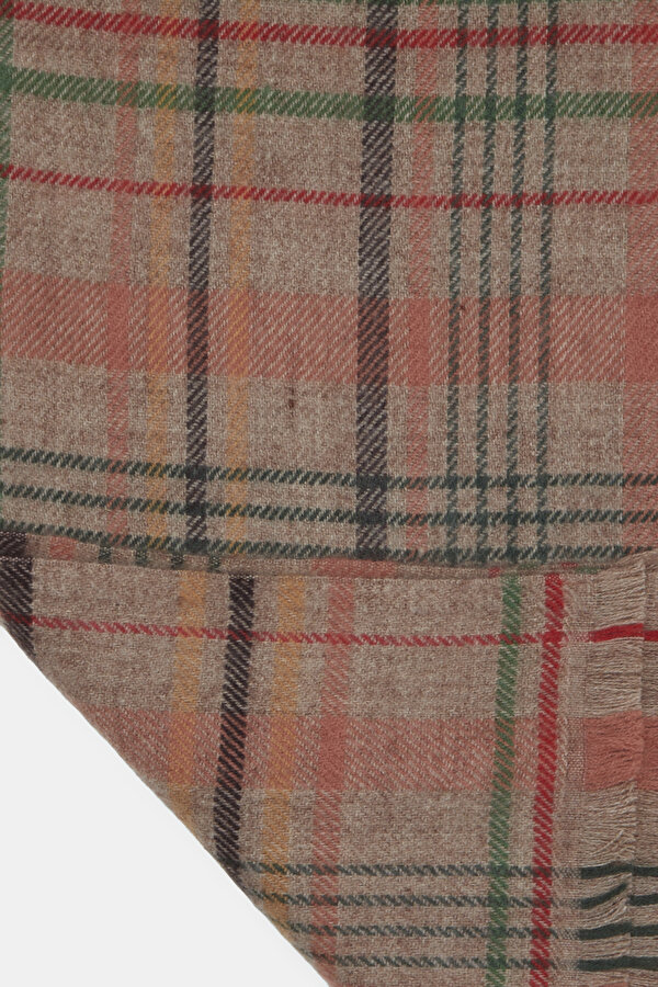 GREEN CHECK SHAWL 2