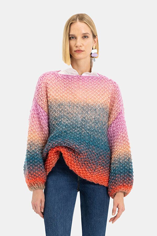 BLUE BOAT NECK  KNITWEAR