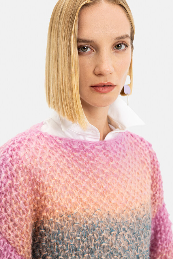 BLUE BOAT NECK  KNITWEAR 6